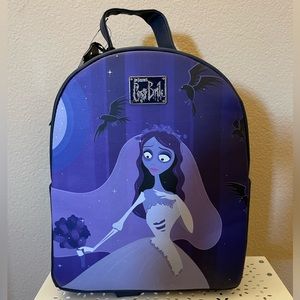 Corpse Bride Movie Emily Crow Mini Backpack Bag Tim Burton Warner Bros New NWT
